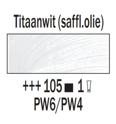 Olieverf 15 ml Titaanwit
