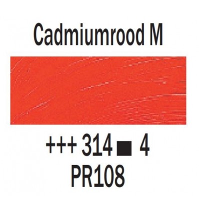 Olieverf 15 ml Cadmiumrood middel