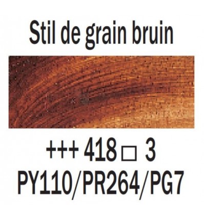 Olieverf 15 ml Stil de grain bruin