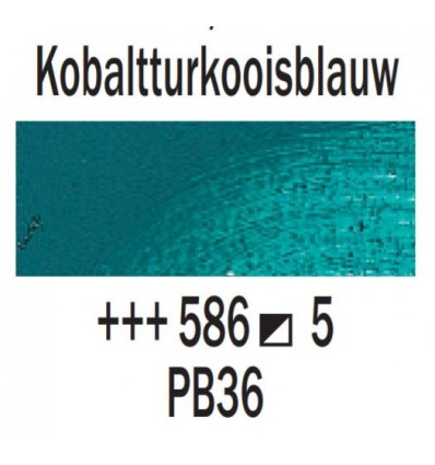 Olieverf 15 ml Kobalt-turkooisblauw