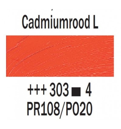 Huile 40 ml Rouge cadmium clair