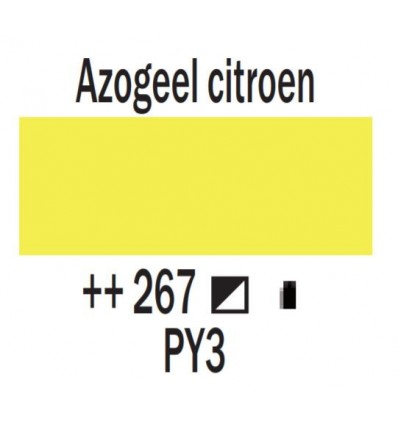 Acryl 250 ml Tube Azogeel citroen
