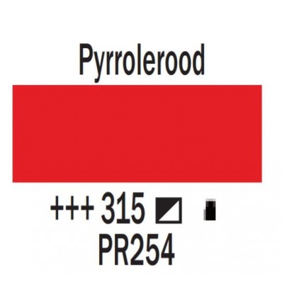 Acryl 250 ml Tube Pyrrolerood