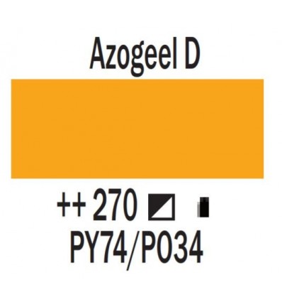 Acryl 500 ml Azogeel donker