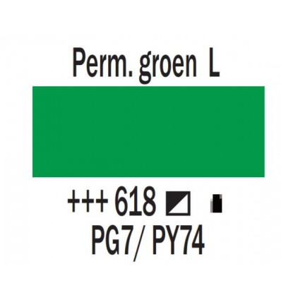 Acryl 500 ml Vert permament clair