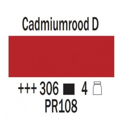 Acryl 75 ml Cadmiumrood donker