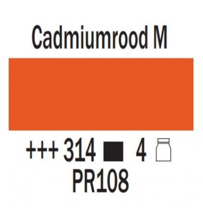 Acryl 75 ml Rouge cadmium moyen
