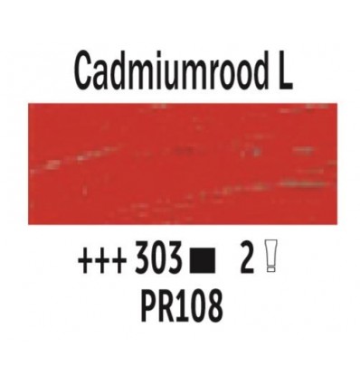 Huile 200 ml Rouge cadmium clair