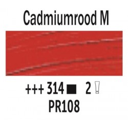 Olieverf 200 ml Tube Cadmiumrood middel