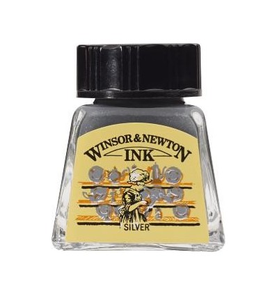 Winsor & Newton Ink 14ml Silver