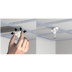 flexibele ophangklem voor plafond /6stuk