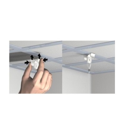 flexibele ophangklem voor plafond /6stuk