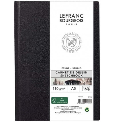 Sketchbook lefranc bourgeois 110g/m² A5 80vl