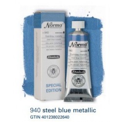 steel blue metallic 35ml olieverf NORMA