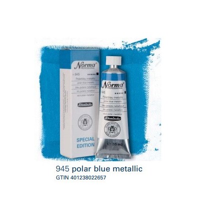polar blue metallic 35ml olieverf NORMA