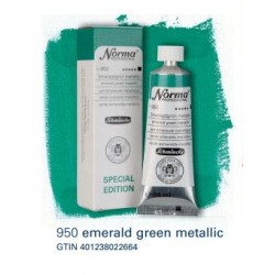 emerald green metallic 35ml olieverf NOR