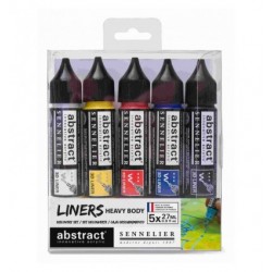 Set 5x27ml liners Abstract