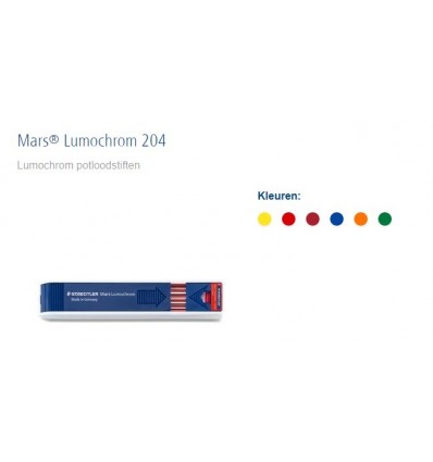 Mars Lumochrom potloodstift 2 mm rood