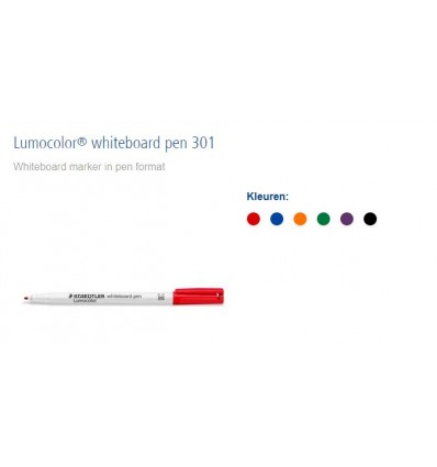 Lumocolor whiteboard pen rood