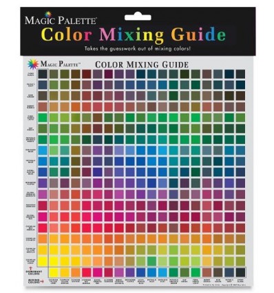 Mini essential color mixing guide