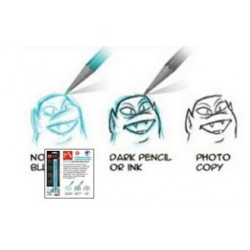 Sketcher non-photo blue pencil