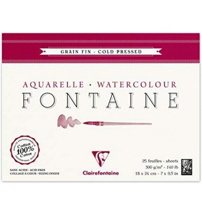 Fontaine pad cold pressed 30x40cm 25sh 300g