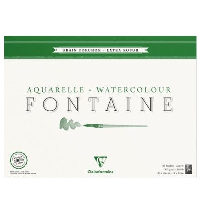 Bloc Fontaine grain torchon 36x48 25F 300g