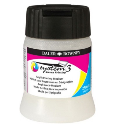 System 3 Acryl zeefdruk medium 250ml