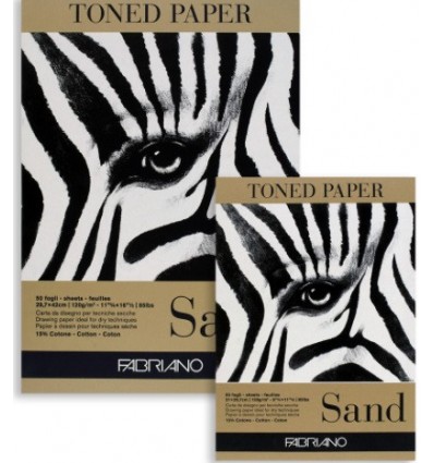 Toned paper Sand 120 gr A4 50 vl