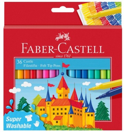 Viltstiften - set van 36 stuks Faber Castell