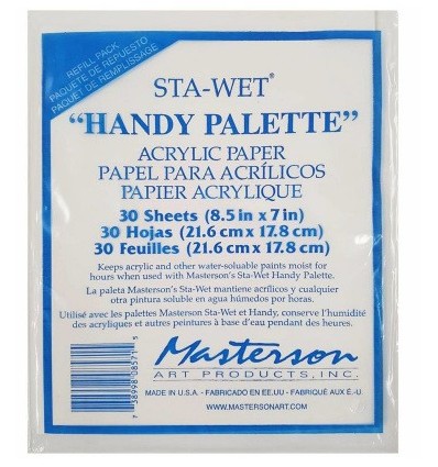 STA-wet Handy papier -palet refills 18x21,5