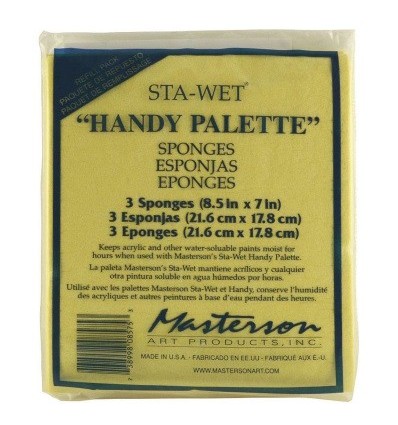 STA-wet Handy vervang spons 18x21,5 - 3vel