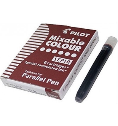 Pilot Parallel Pen 6 SEPIA Cartridges