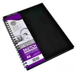 sketchbook A5 100gr 80 vl spiraal/hardcover