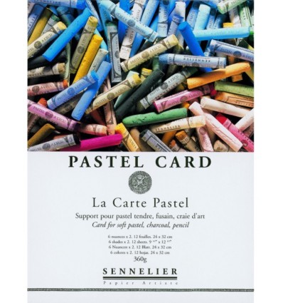 PAstel Card 16x24cm 360g 6 tinten