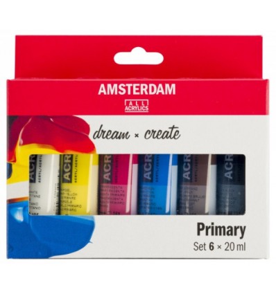 Amsterdam Acryl primary 6 x 20 ml
