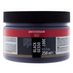 Amsterdam gesso zwart 250 ml