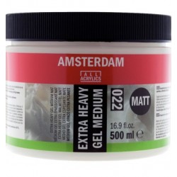 Extra heavy gel medium mat 500 ml