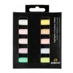 soft pastel highlights 10 half sticks