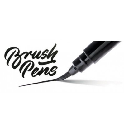 Pentel brush pen  GFKP + 4vullingen