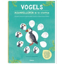 Vogels- Aquarelleren in 10 stappen - librero