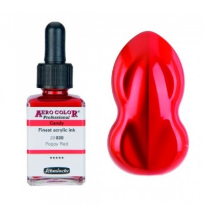 AERO COLOR Prof. 28 ml candy - poppy red 030