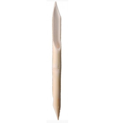 Bamboo-pen 18cm lang dubbelzijdig