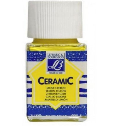 Ceramic 50ml Lemon Yellow