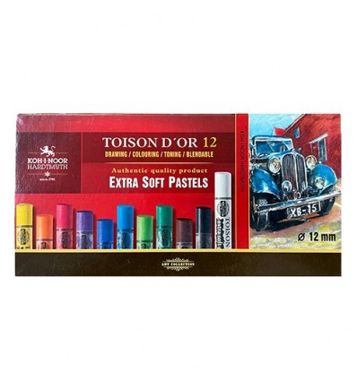 TOISON DO′R 12 EXTRA SOFT PASTELS